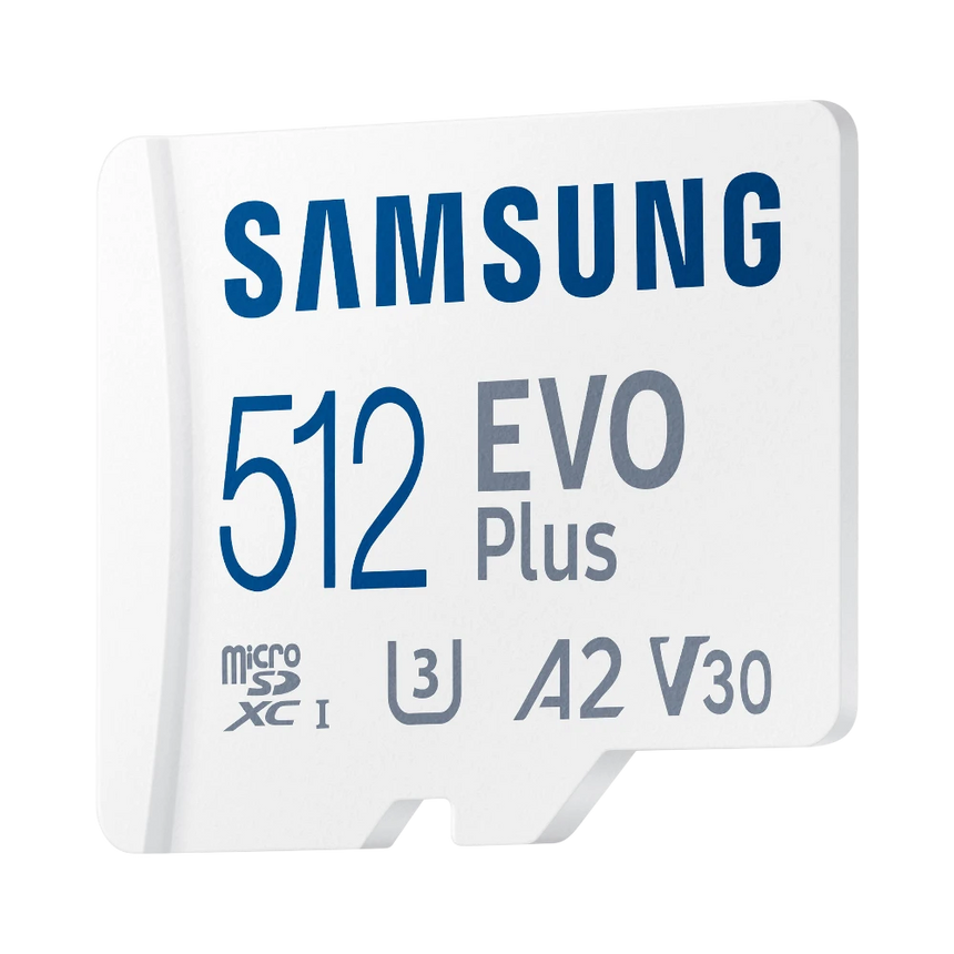 Samsung EVO Plus 512GB UHS-I microSDXC Memory Card with SD Adapter — Being Shipped