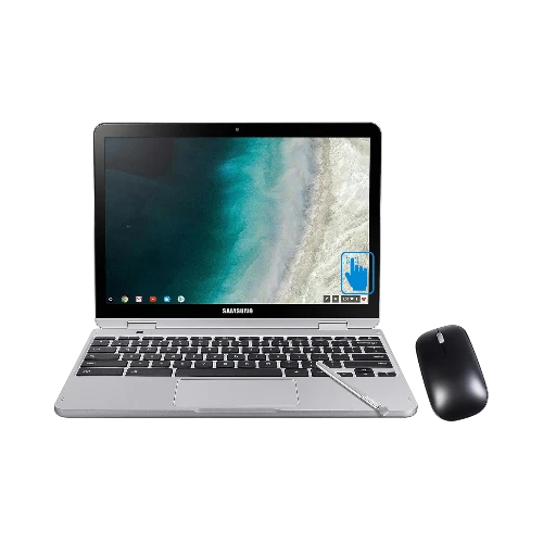 Samsung Chromebook Plus 12.2" 2-in-1 Touchscreen Laptop, Intel Celeron 3965Y, 4GB RAM, 64GB eMMC — Being Shipped