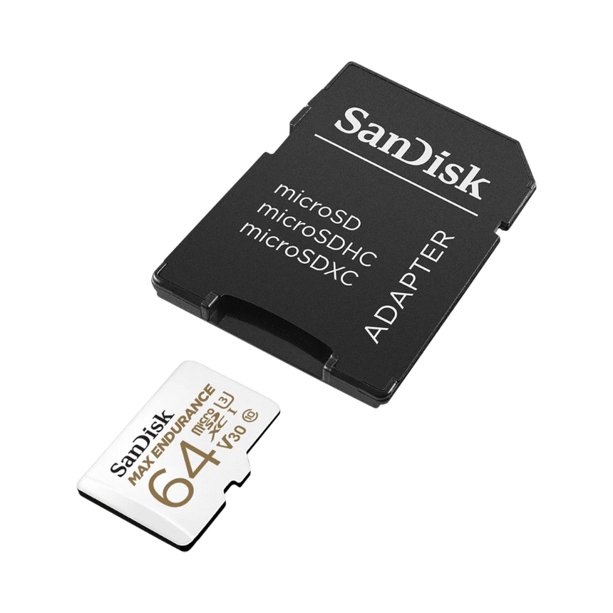 SanDisk MAX ENDURANCE 64GB UHS-I microSDXC Memory Card with SD Adapter — Being Shipped