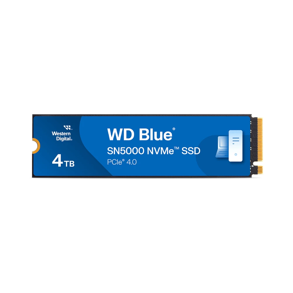 Western Digital Blue SN5000 4TB M.2 2280 Up to 5,500 MB/s NVMe PCIe Gen 4.0 Internal SSD — Being Shipped