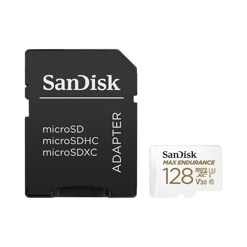 SanDisk MAX ENDURANCE 128GB UHS-I microSDXC Memory Card with SD Adapter — Being Shipped