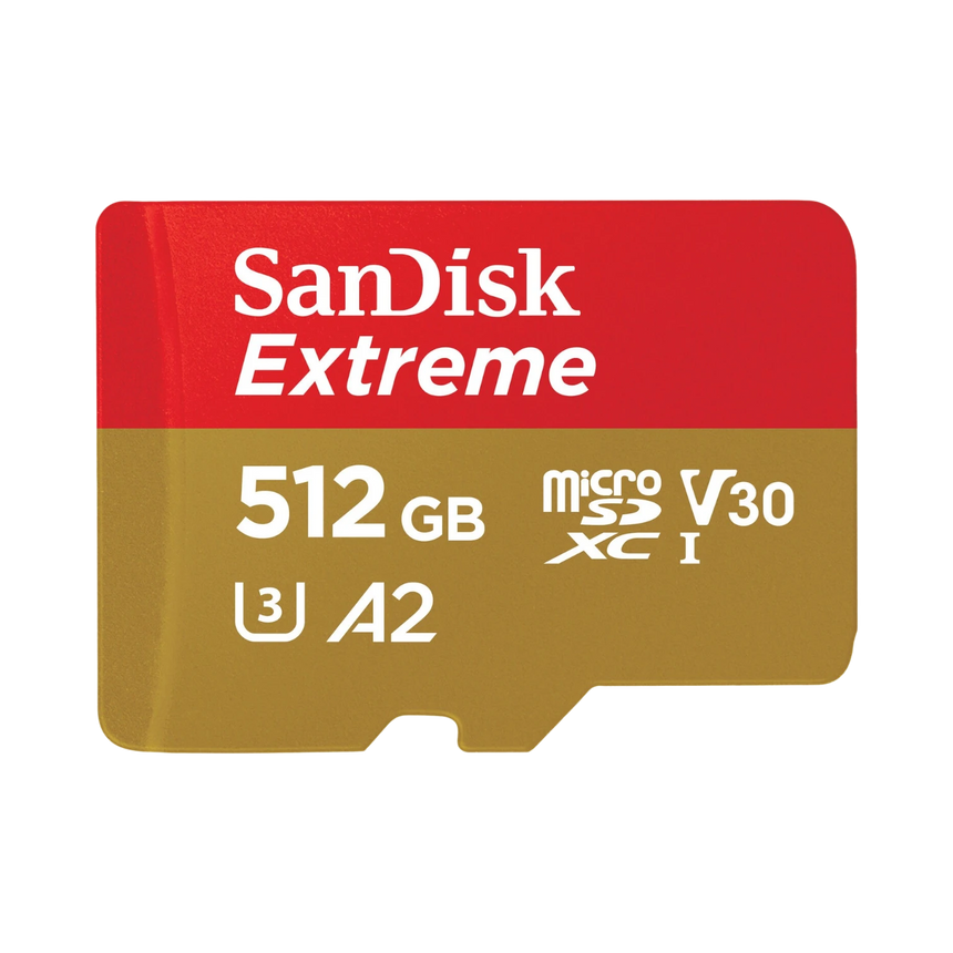 SanDisk Extreme 512GB UHS-I microSDXC Memory Card with SD Adapter — Being Shipped