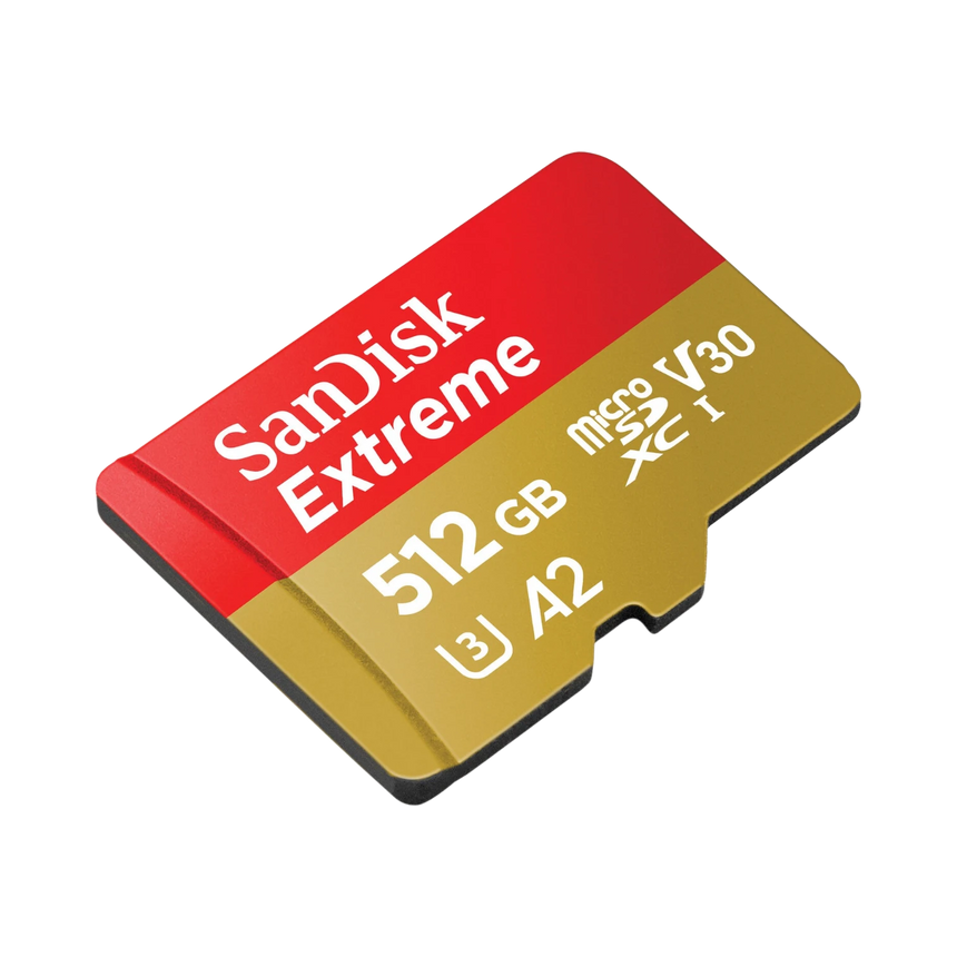 SanDisk Extreme 512GB UHS-I microSDXC Memory Card with SD Adapter — Being Shipped