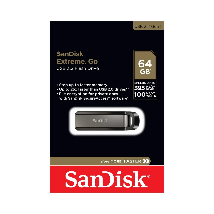 SanDisk Extreme Go 64GB USB 3.2 Gen 1 Flash Drive — Being Shipped
