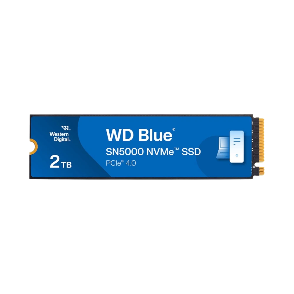 Western Digital Blue SN5000 2TB M.2 2280 PCIe Gen4 x4 NVMe Internal SSD — Being Shipped
