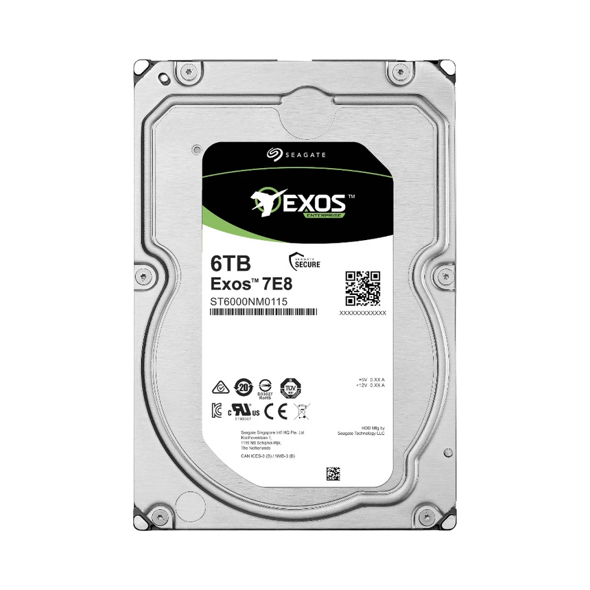 Seagate Exos 7E8 512e 6TB 3.5" 7200RPM SATA III 6 Gb/s Internal HDD — Being Shipped