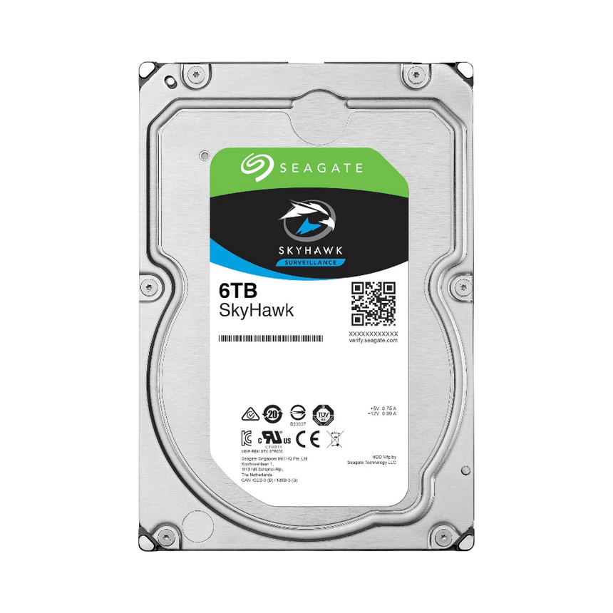 Seagate SkyHawk Surveillance 6TB 3.5" SATA III 6 GB/s Internal HDD — Being Shipped