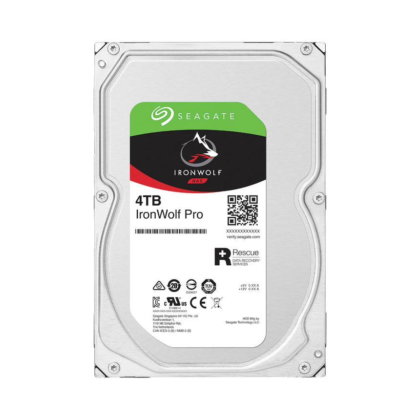 Seagate IronWolf Pro 4TB 3.5" 7200RPM SATA III Internal NAS HDD — Being Shipped