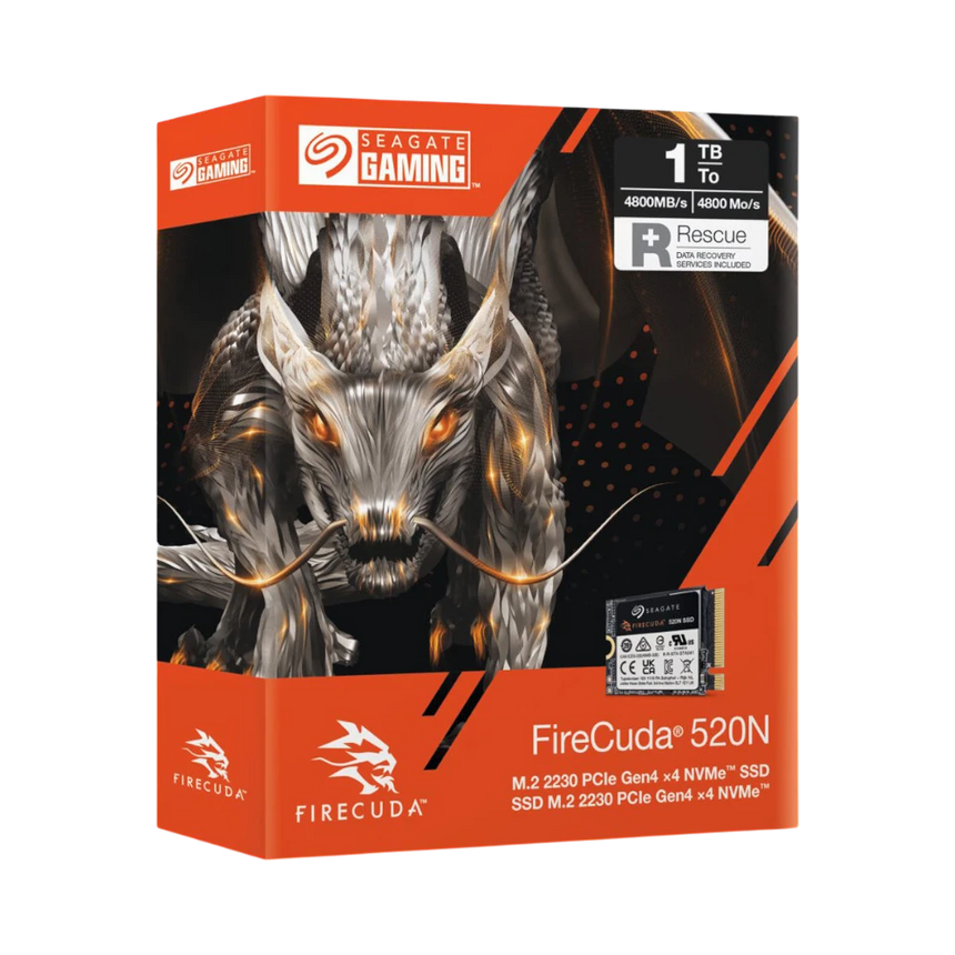Seagate FireCuda 520N 1TB M.2 2230 4800 MB/s NVMe PCIe 4.0 x4 Internal SSD — Being Shipped