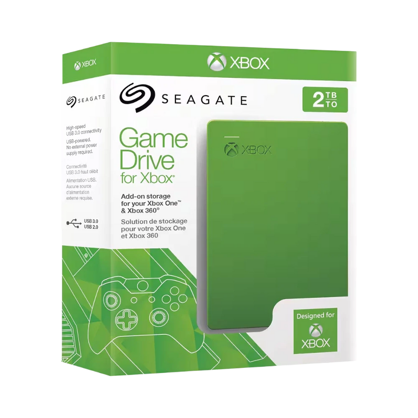 Seagate 2TB USB 3.0 Type-A Portable Game Drive for Xbox 360 & Xbox One — Being Shipped