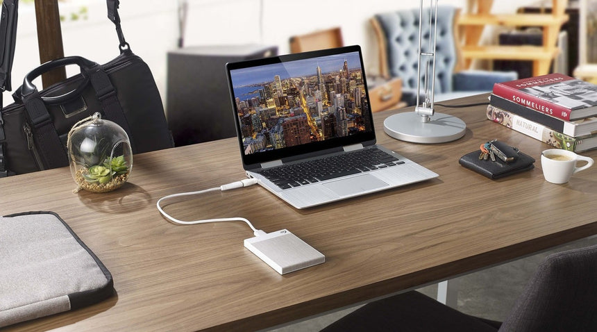 Seagate Backup Plus Ultra Touch 1TB USB 3.0 Type-A External Hard Drive (White) — Being Shipped