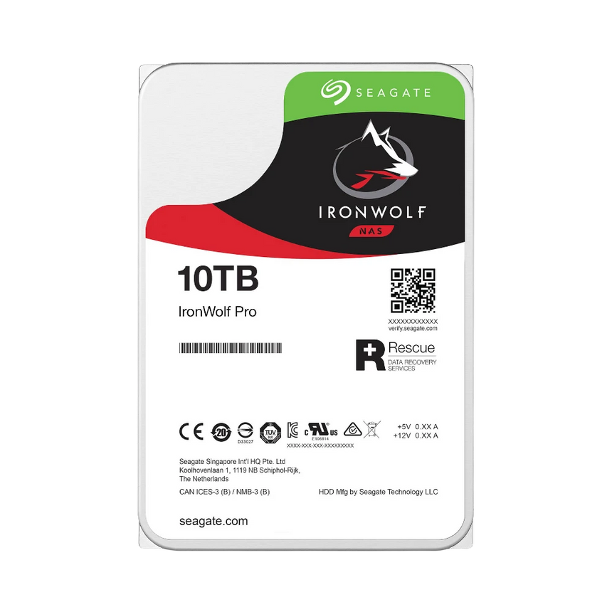 Seagate IronWolf Pro 10TB 3.5" 7200RPM SATA III Internal NAS HDD — Being Shipped