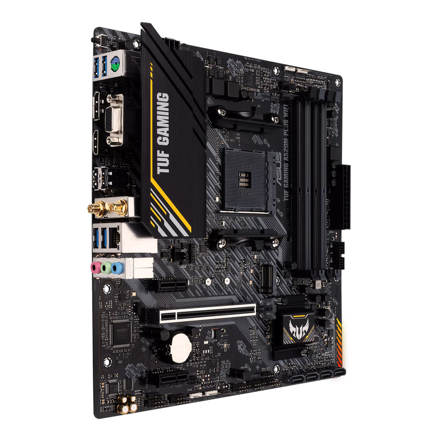 ASUS TUF GAMING A520M-PLUS WIFI AM4 Micro-ATX Motherboard — Being Shipped