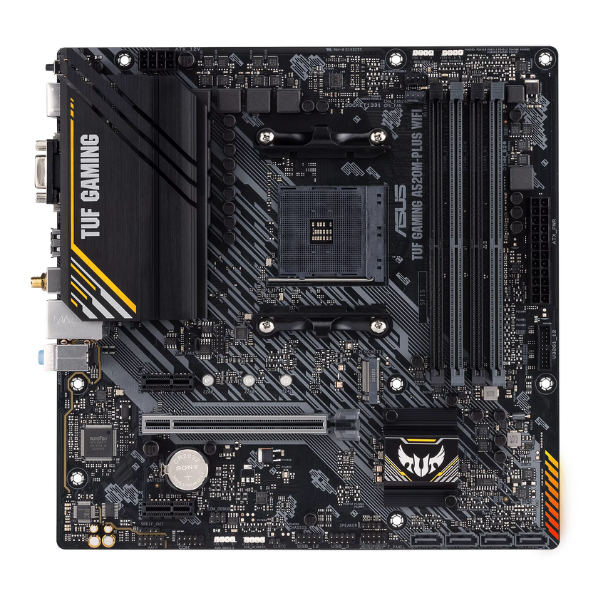 ASUS TUF GAMING A520M-PLUS WIFI AM4 Micro-ATX Motherboard — Being Shipped