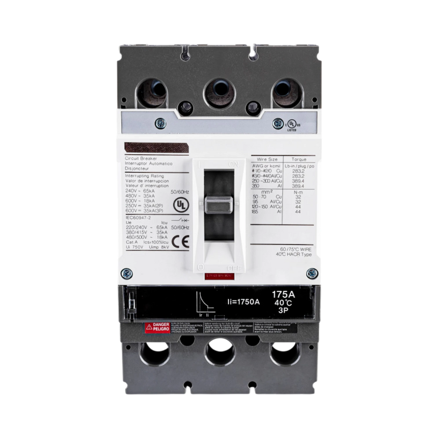 CyberPower 3-Phase Circuit Breaker (175A) — Being Shipped
