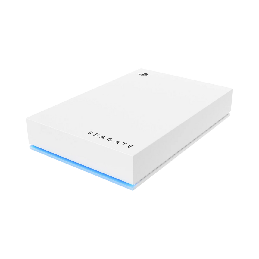 Seagate 5TB External USB 3.2 Gen 1 Portable Game Drive for PlayStation Consoles (Blue LED Lighting, White) — Being Shipped