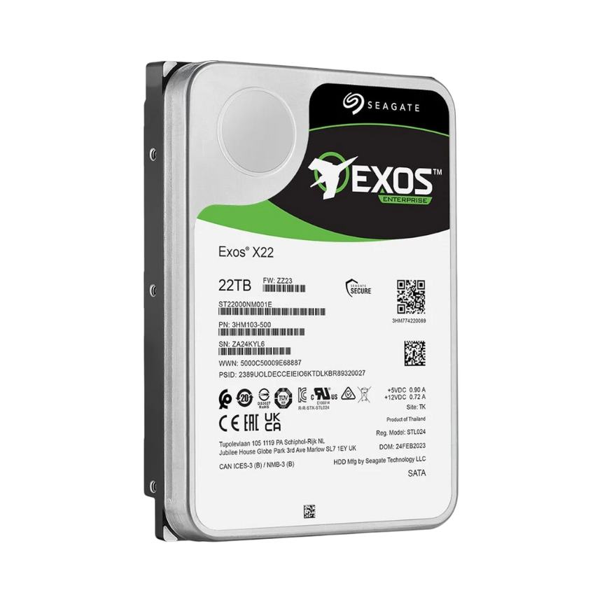 Seagate Exos X22 22TB 3.5" 7200RPM SATA III 6 Gb/s Internal HDD — Being Shipped