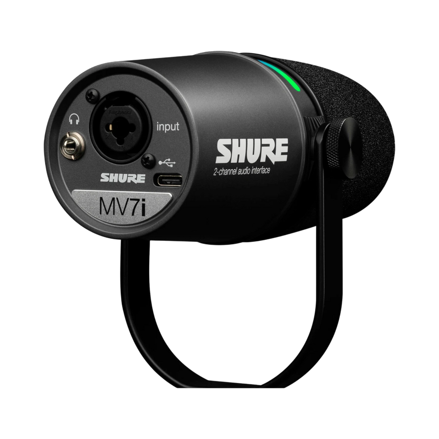 Shure MV7i Cardioid Dynamic Smart Microphone & Interface — Being Shipped