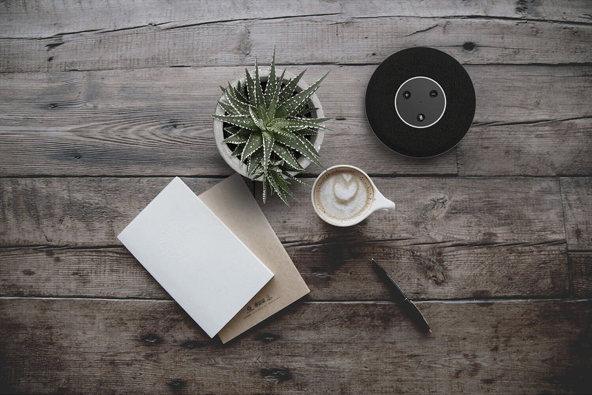 Shure Stem Table Beamforming Microphone Array & Speaker System for Conferencing (Black) — Being Shipped