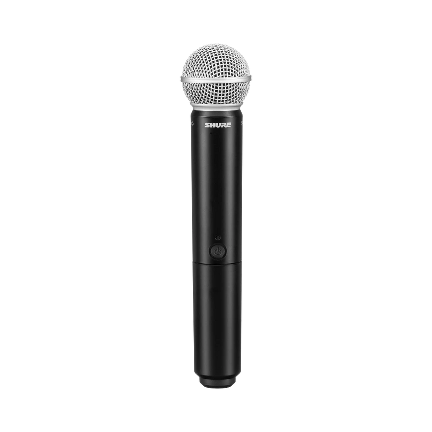 Shure BLX1288/CVL Dual-Channel Wireless Combo Lavalier & Handheld Microphone System (H10: 542 to 572 MHz) — Being Shipped