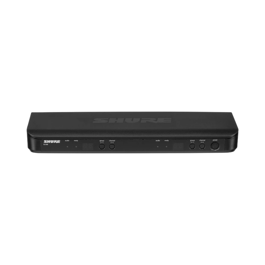 Shure BLX1288/CVL Dual-Channel Wireless Combo Lavalier & Handheld Microphone System (H10: 542 to 572 MHz) — Being Shipped