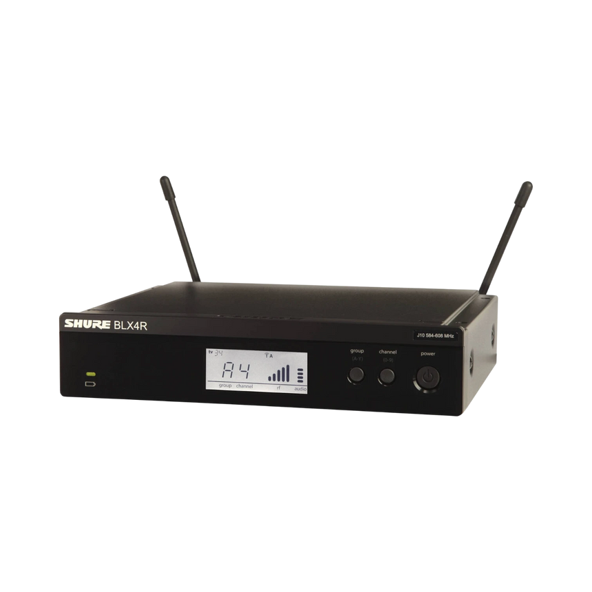 Shure BLX4R Rackmount Wireless Receiver (H9: 512 to 542 MHz) — Being Shipped