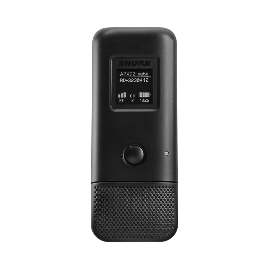 Shure MXW6X/O neXt Wireless Boundary Transmitter with Integrated Omnidirectional Mic (Black, 1.9 GHz) — Being Shipped