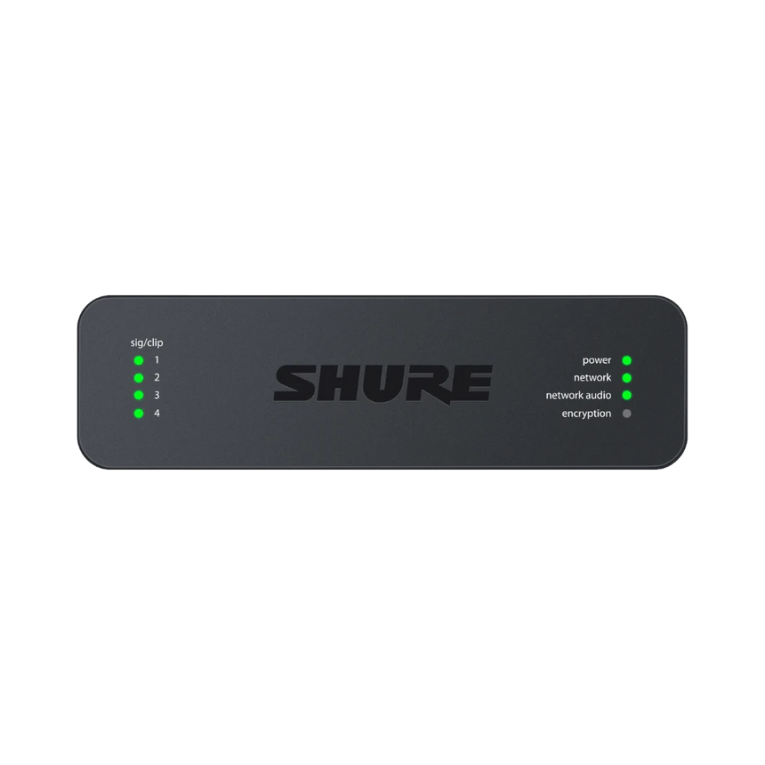 Shure ANI4OUT 4-Channel Dante Mic/Line Audio Network Interface Unit (Block Outputs) — Being Shipped