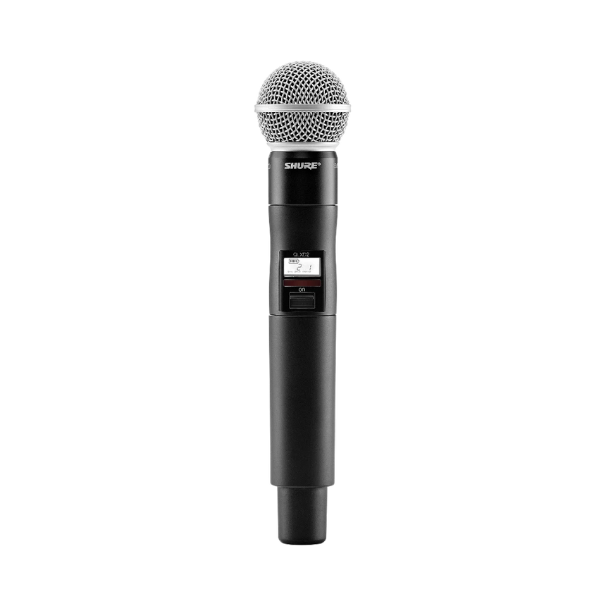 Shure QLXD2/SM58 Digital Handheld Wireless Microphone Transmitter with SM58 Capsule (H50: 534 to 598 MHz) — Being Shipped