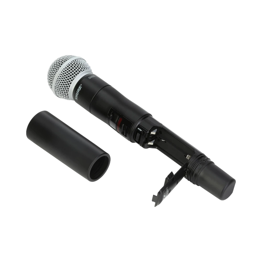 Shure QLXD2/SM58 Digital Handheld Wireless Microphone Transmitter with SM58 Capsule (H50: 534 to 598 MHz) — Being Shipped