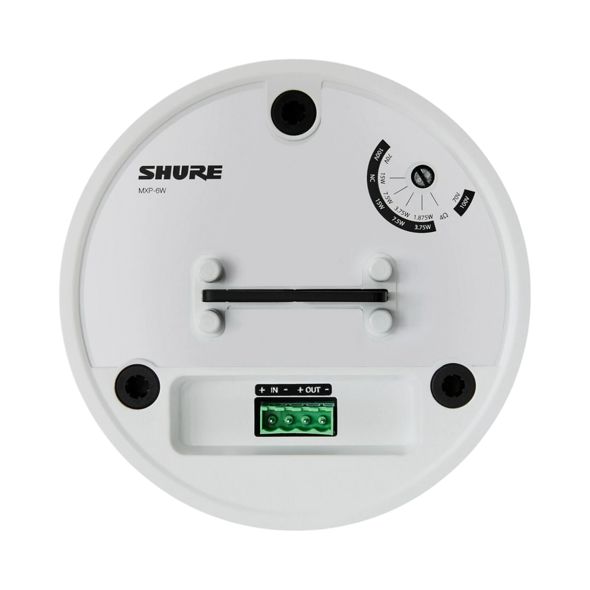 Shure MXP-6 Microflex Passive Pendant Conferencing Loud Speaker (White, Single) — Being Shipped