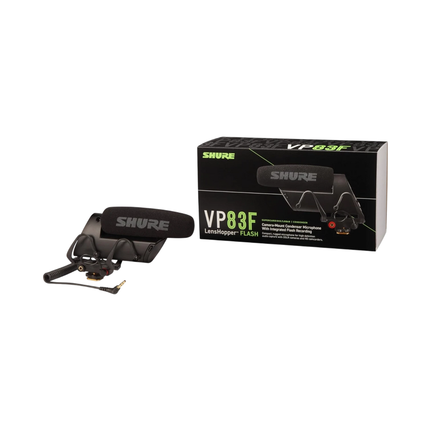 Shure VP83F LensHopper Shotgun Microphone with Integrated Audio Recorder — Being Shipped