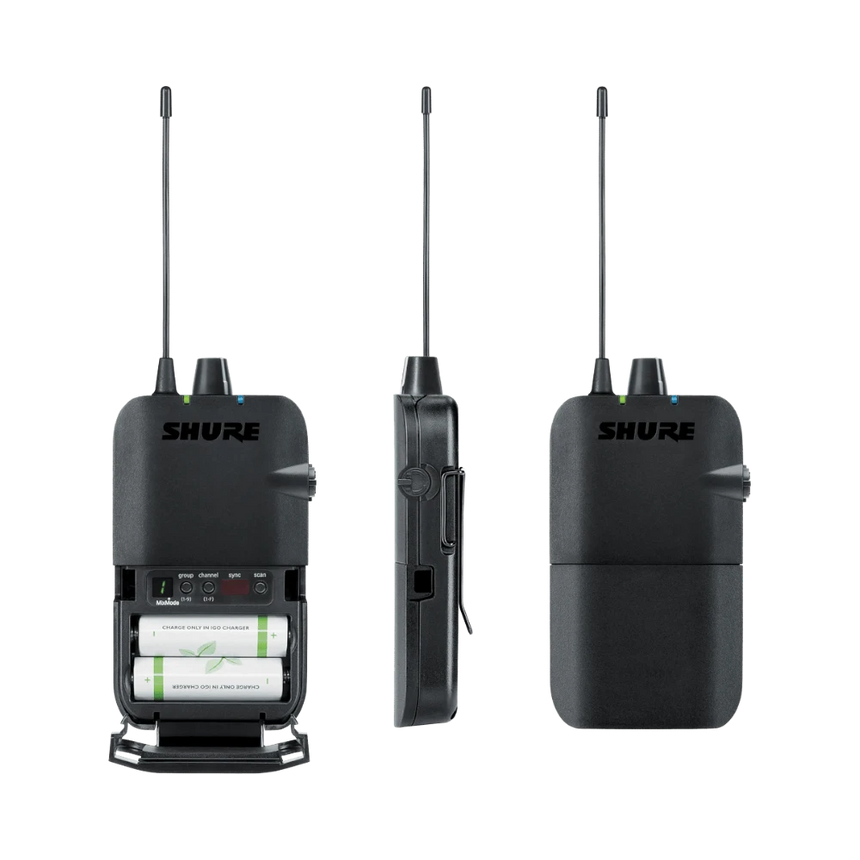 Shure P3R-G20 Wireless Bodypack Receiver for PSM300 (G20: 488-512 MHz) — Being Shipped