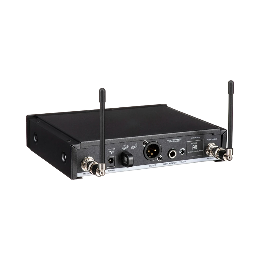 Shure BLX14R/W85M Rackmount Wireless Cardioid Lavalier Microphone System (H10: 542 to 572 MHz) — Being Shipped