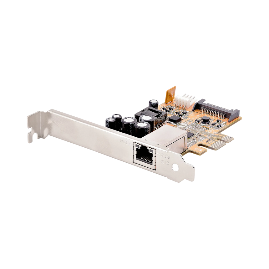 StarTech.com 1 Port 2.5Gbps PoE Network Card, PCIe Ethernet Card w/RJ45, 30W 802.3at PoE NIC for Desktops/Servers, Network PoE LAN Adapter w/Low-Profile Bracket, NBaseT, Windows/Linux - TAA — Being Shipped