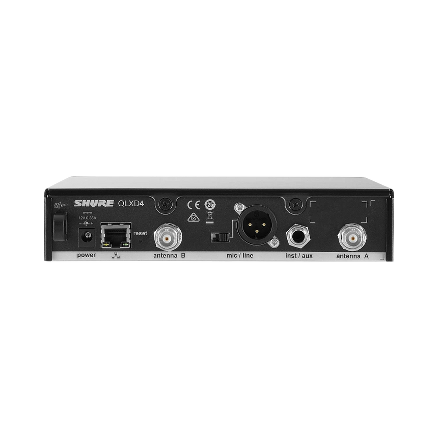 Shure QLXD4 Digital Wireless Receiver (H50: 534 to 598 MHz) — Being Shipped
