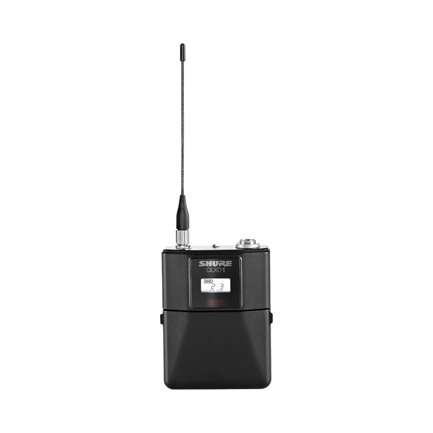 Shure QLXD1 Wireless Bodypack Transmitter (902 to 928 MHz) — Being Shipped