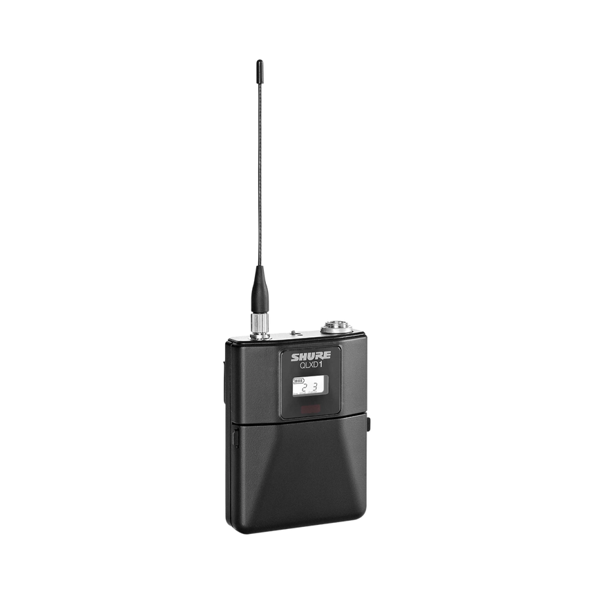 Shure QLXD1 Wireless Bodypack Transmitter (902 to 928 MHz) — Being Shipped