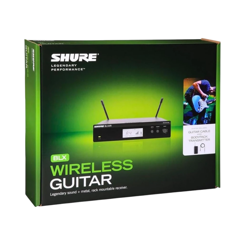 Shure BLX14R Rackmount Wireless Guitar System (J11: 596 to 616 MHz) — Being Shipped