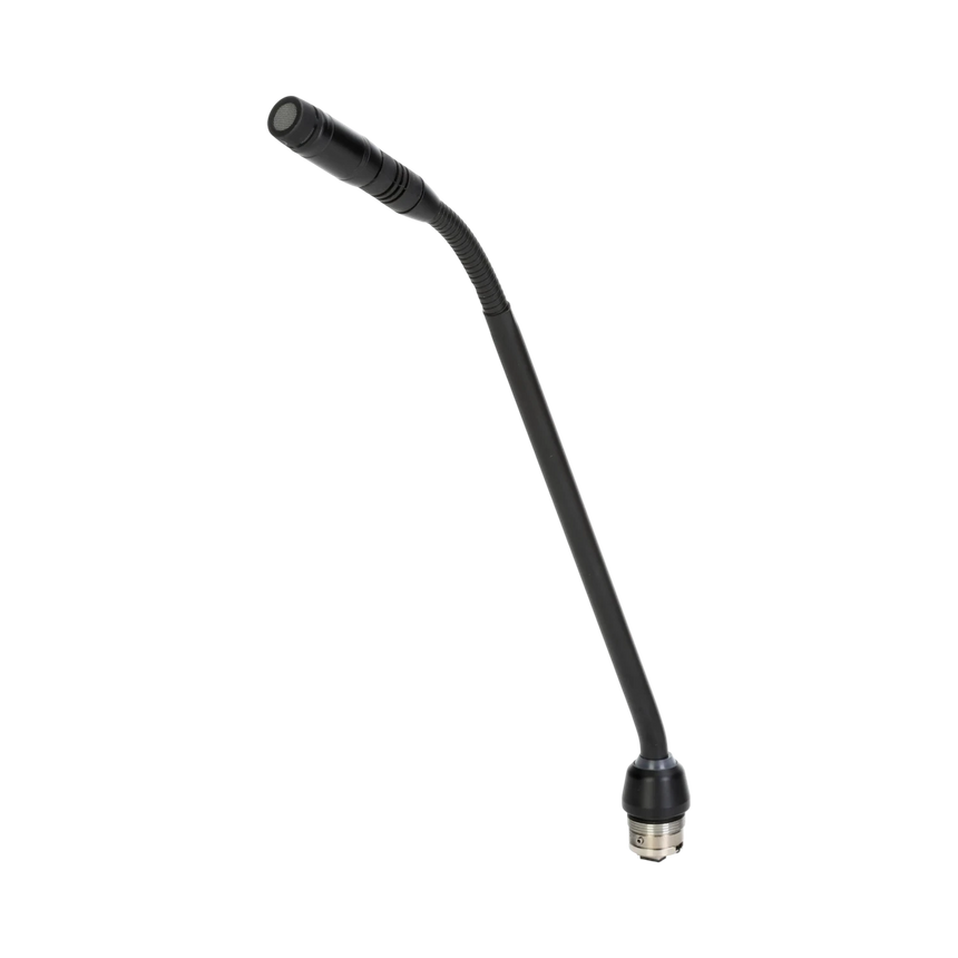 Shure MX410 10" Gooseneck Mic with Cardioid Capsule, No Preamp, and 2-Color LED Ring on Bottom (Black) — Being Shipped