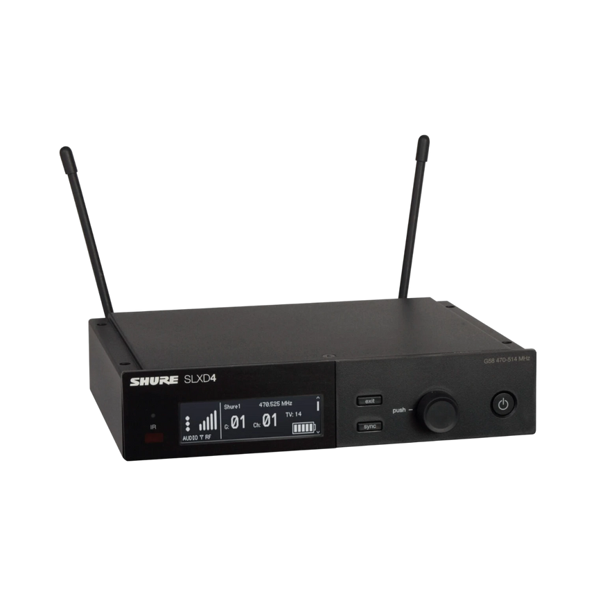Shure SLXD24/B58 Digital Wireless Handheld Microphone System with Beta 58A Capsule (G58: 470 to 514 MHz) — Being Shipped