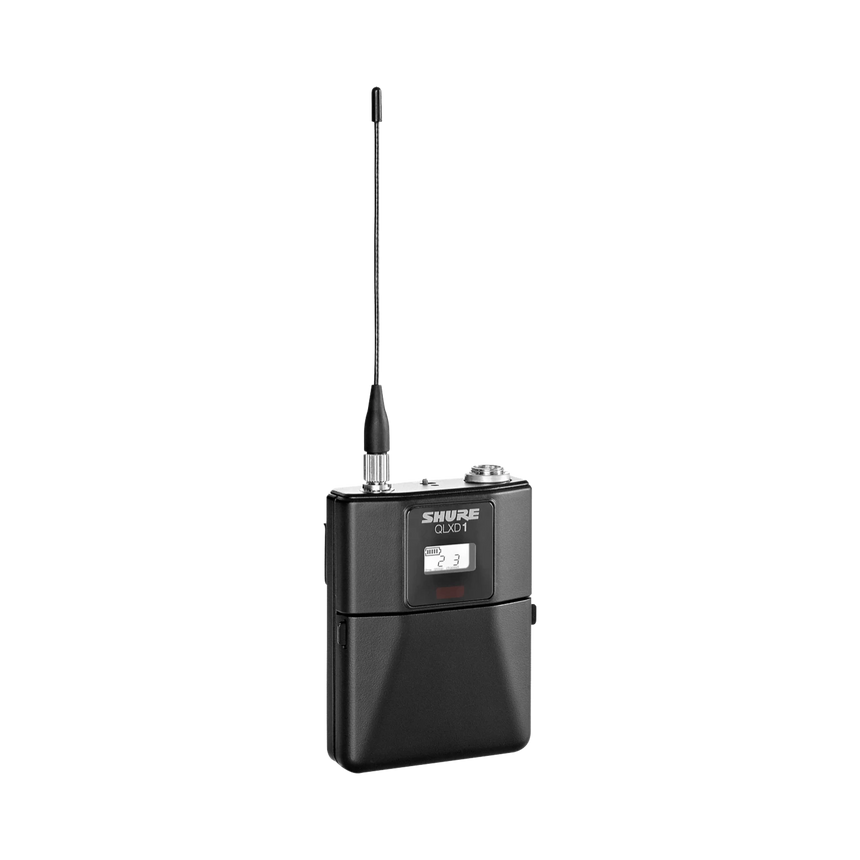 Shure QLXD1 Digital Wireless Bodypack Transmitter (G50: 470 to 534 MHz) — Being Shipped