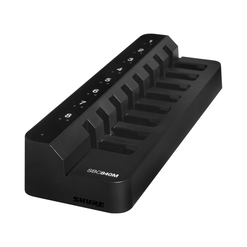 Shure SBC840M-US Networked Eight-Bay Battery-Only Tray Charger — Being Shipped