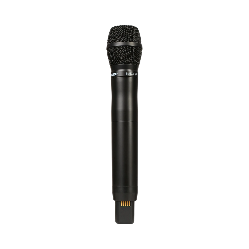 Shure QLXD2/SM87 Digital Handheld Wireless Microphone Transmitter with SM87A Capsule (J50A: 572 to 608 + 614 to 616 MHz) — Being Shipped