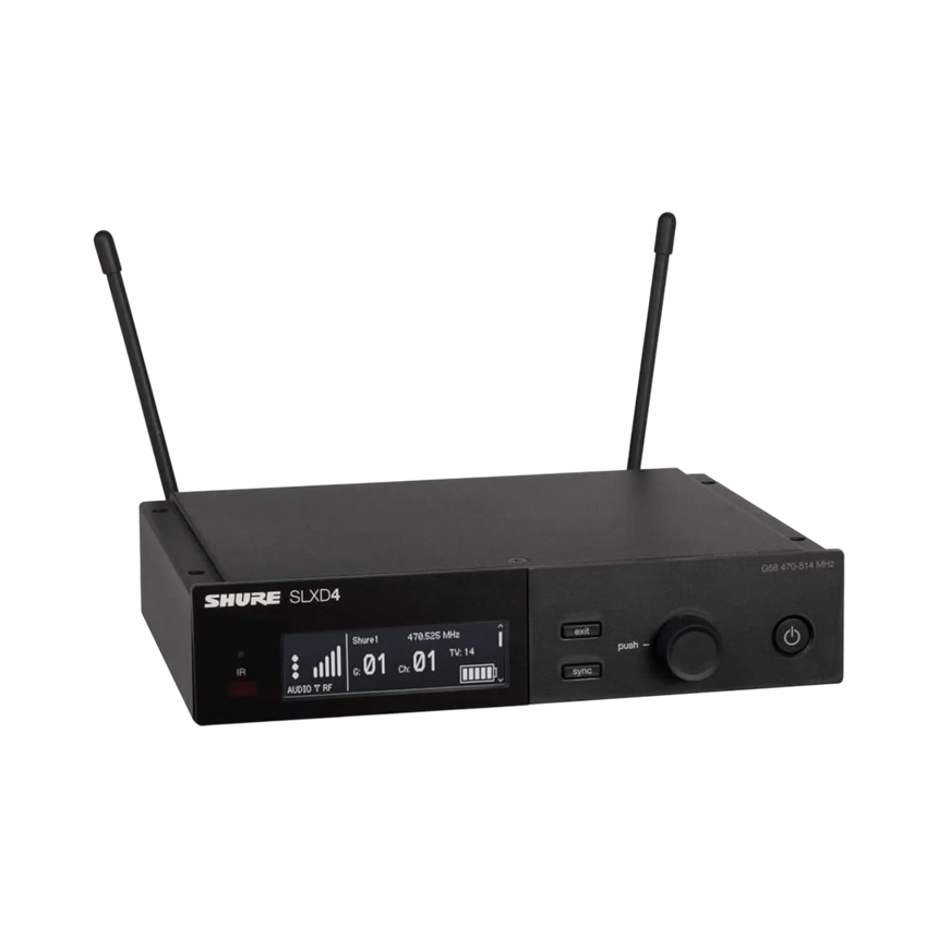 Shure SLXD14/DL4B Digital Wireless DuraPlex Omni Lavalier Microphone System (J52: 558 to 602 + 614 to 616 MHz) — Being Shipped