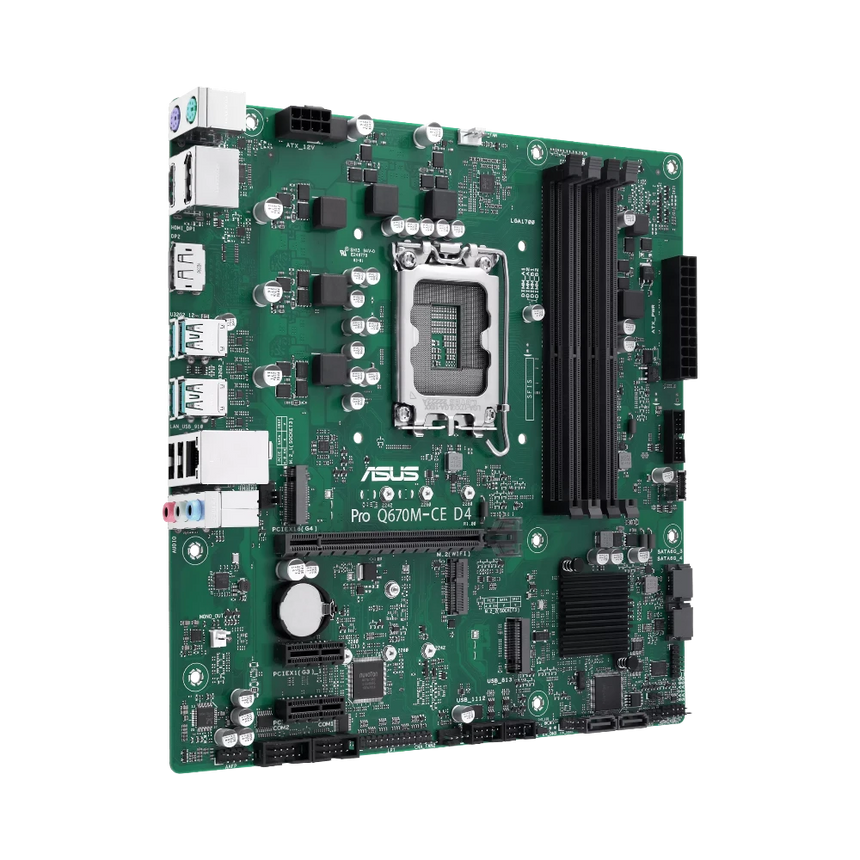 ASUS Q670 Chipset Socket LGA-1700 Micro ATX Desktop Motherboard — Being Shipped