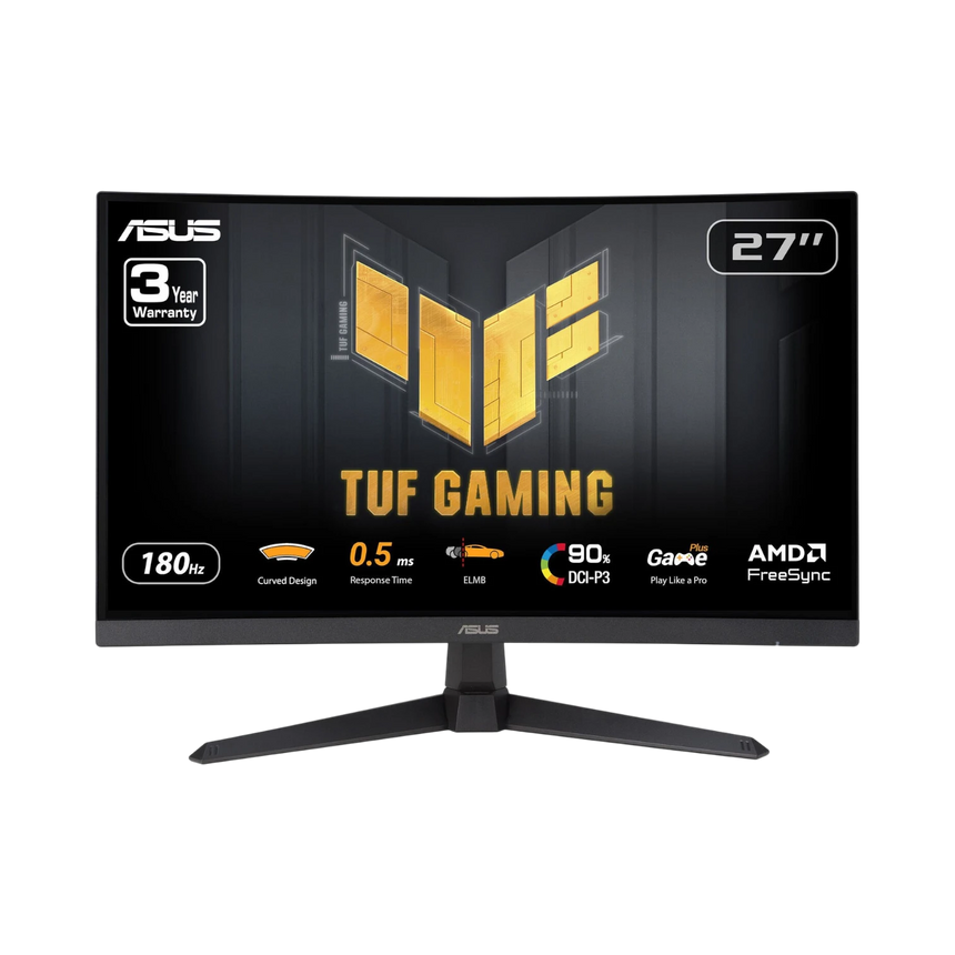 ASUS TUF Gaming VG27WQ3B 27" 16:9 180Hz QHD HDR VA LCD Curved Gaming Monitor — Being Shipped