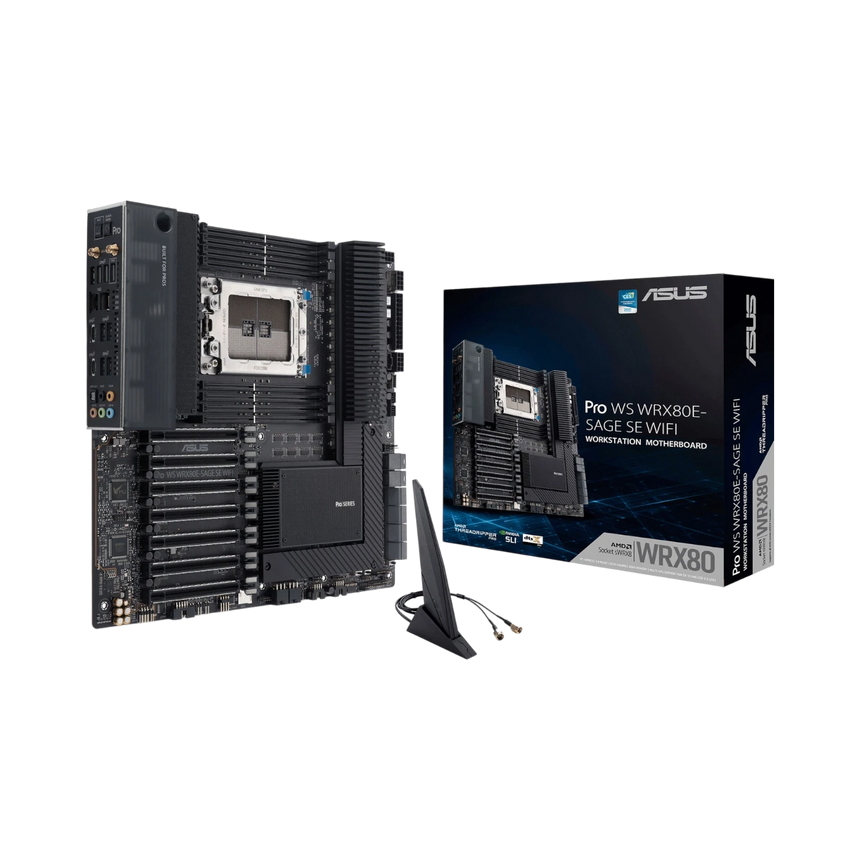 ASUS Pro WS WRX80E-Sage SE WIFI sWRX8 E-ATX Motherboard (OEM Model) — Being Shipped