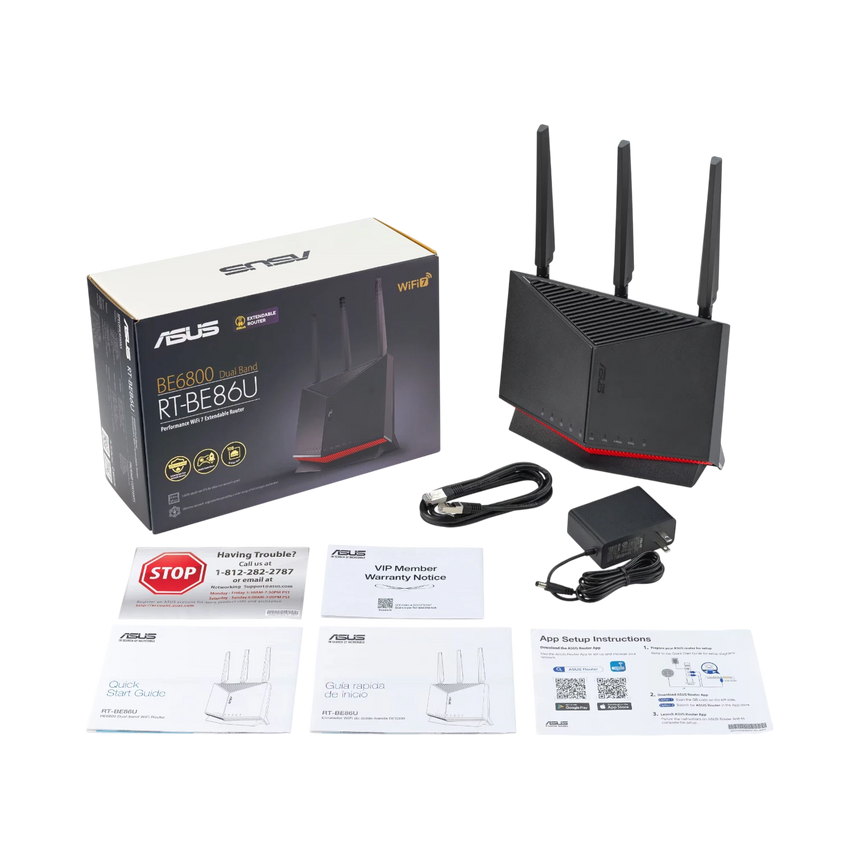 ASUS RT-BE86U BE6800 Wireless Dual-Band Multi-Gig Router — Being Shipped