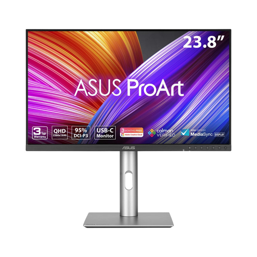 ASUS ProArt PA24ACRV 23.8" 16:9 75Hz QHD IPS Professional Monitor (Silver) — Being Shipped